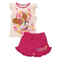 Paw Patrol Παιδικό Καλοκαιρινό Σετ Για Κορίτσια (YE10141Pink) - Καλοκαιρινά Σετ