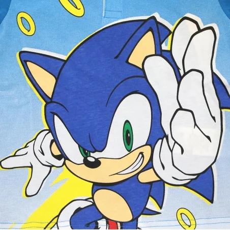 Sonic Παιδική Καλοκαιρινή Πιτζάμα για αγόρια (YE20009BLUE)
