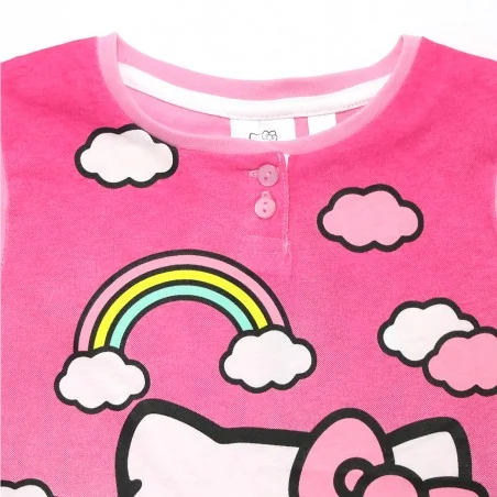 Hello Kitty Παιδική Καλοκαιρινή Πιτζάμα Για Κορίτσια (YE20033PINK) Hello Kitty Παιδική Καλοκαιρινή Πιτζάμα Για Κορίτσια (YE20033PINK)