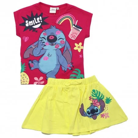 Disney Lilo & Stitch Καλοκαιρινό Σετ Για Κορίτσια (YE10218. Fushia) - Καλοκαιρινά Σετ