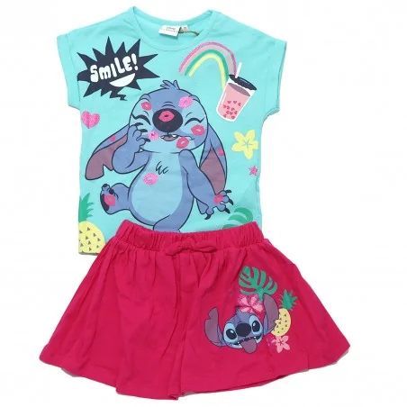 Disney Lilo & Stitch Καλοκαιρινό Σετ Για Κορίτσια (YE10218. Turquo) - Καλοκαιρινά Σετ