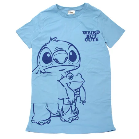 Disney Lilo & Stitch βαμβακερό γυναικείο T-shirt- νυχτικό ύπνου (YE36021) - Γυναικεία νυχτικά