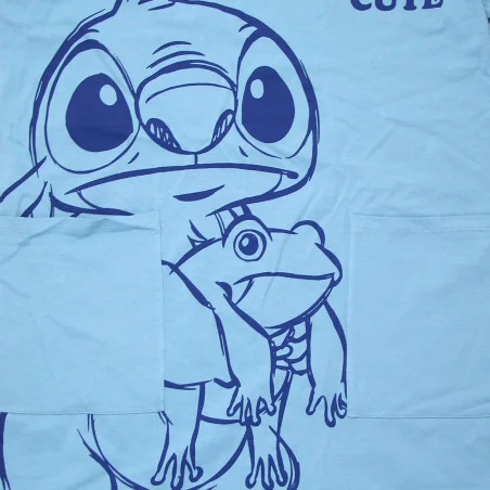 Disney Lilo & Stitch βαμβακερό γυναικείο T-shirt- νυχτικό ύπνου (YE36021)