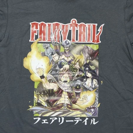 Fairy tail Εφηβικό Κοντομάνικο Μπλουζάκι για αγόρια (YE10303. DGREY)