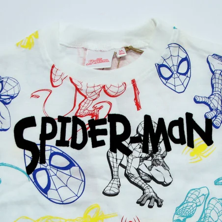 Marvel Spiderman κοντομάνικο Μπλουζάκι Για Αγόρια (EZ10137.WHITE)