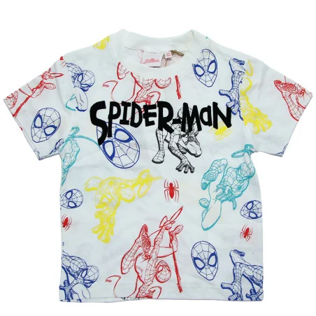 Marvel Spiderman κοντομάνικο Μπλουζάκι Για Αγόρια (EZ10137.WHITE) - Κοντομάνικα μπλουζάκια