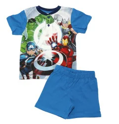 Marvel Avengers Παιδική Καλοκαιρινή Πιτζάμα Για Αγόρια (YE20000.Blue) - Πιτζάμες Καλοκαιρινές
