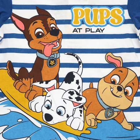 Paw Patrol Καλοκαιρινή Πιτζάμα Για Αγόρια (YE20100 blue)