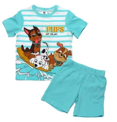 Paw Patrol Καλοκαιρινή Πιτζάμα Για Αγόρια (YE20100 L.Blue) - Πιτζάμες Καλοκαιρινές