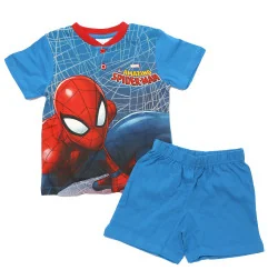 Marvel Spiderman παιδική Καλοκαιρινή πιτζάμα (YE20013BLUE) - Πιτζάμες Καλοκαιρινές
