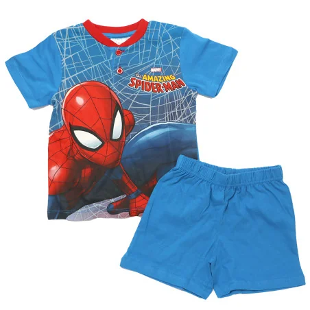 Marvel Spiderman παιδική Καλοκαιρινή πιτζάμα (YE20013BLUE) - Πιτζάμες Καλοκαιρινές