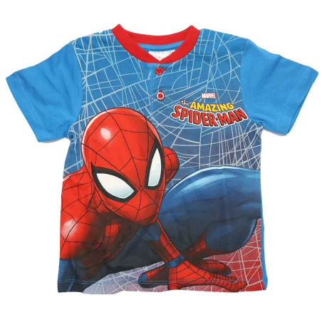 Marvel Spiderman παιδική Καλοκαιρινή πιτζάμα (YE20013BLUE) Marvel Spiderman παιδική Καλοκαιρινή πιτζάμα (YE20013BLUE)