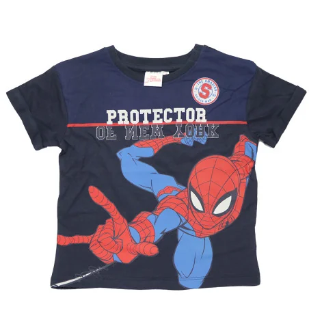 Marvel Spiderman κοντομάνικο Μπλουζάκι Για Αγόρια (YE10193.Navy) - Κοντομάνικα μπλουζάκια
