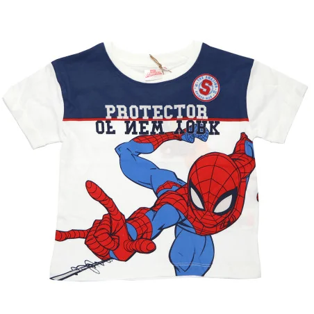 Marvel Spiderman κοντομάνικο Μπλουζάκι Για Αγόρια (YE10193.WHITE) - Κοντομάνικα μπλουζάκια