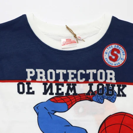 Marvel Spiderman κοντομάνικο Μπλουζάκι Για Αγόρια (YE10193.WHITE)