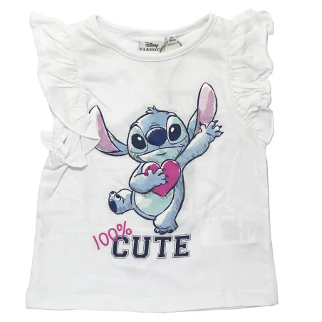 Disney Lilo & Stitch Παιδικό Κοντομάνικο Μπλουζάκι για κορίτσια (YE10415.WHITE)