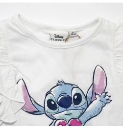 Disney Lilo & Stitch Παιδικό Κοντομάνικο Μπλουζάκι για κορίτσια (YE10415.WHITE) - Κοντομάνικα μπλουζάκια
