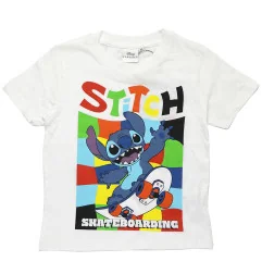 Disney Lilo & Stitch Παιδικό Κοντομάνικο Μπλουζάκι (YE10283.WHITE) - Κοντομάνικα μπλουζάκια