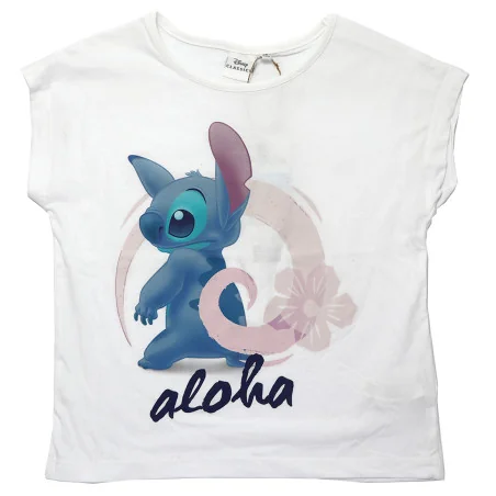 Disney Lilo & Stitch Εφηβικό Καλοκαιρινό Σετ Για Κορίτσια (YE10425 WHITE)
