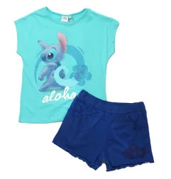 Disney Lilo & Stitch Εφηβικό Καλοκαιρινό Σετ Για Κορίτσια (YE10425 BLUE) - Εφηβικά Σετ