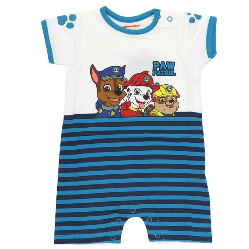Βρεφικό Καλοκαιρινό Φορμάκι Paw Patrol – Λευκό/Μπλε Ριγέ με Chase, Marshall & Rubble (PAW 51 05 1511 1 White) Βρεφικό Καλοκαιρινό Φορμάκι Paw Patrol – Λευκό/Μπλε Ριγέ με Chase, Marshall & Rubble (PAW 51 05 1511 1 White)