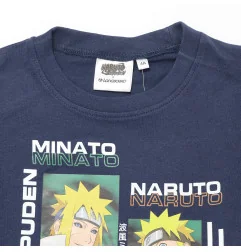 Παιδικό T-shirt Naruto Shippuden "Minato & Naruto- Σκούρο Μπλε- 100%Βαμβακερό (YE10289.NAVY)
