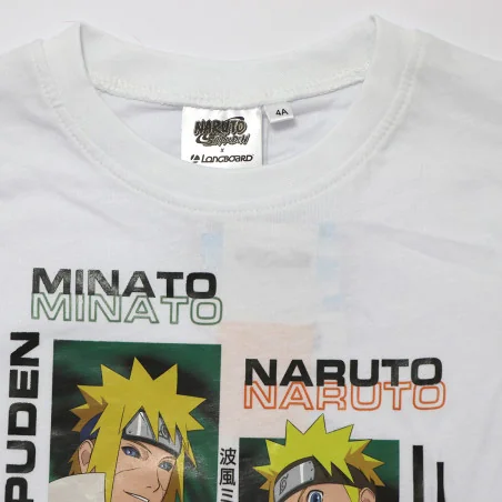 Παιδικό Μπλουζάκι Naruto Shippuden "Minato & Naruto" - 100% Βαμβακερό (YE10289.WHITE)