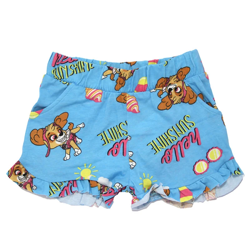 Παιδικό Σορτσάκι Paw Patrol "Skye - Hello Sunshine" με Βολάν - Γαλάζιο - 100% Βαμβάκι (YE10143BLUE) Παιδικό Σορτσάκι Paw Patrol "Skye - Hello Sunshine" με Βολάν - Γαλάζιο - 100% Βαμβάκι (YE10143BLUE)