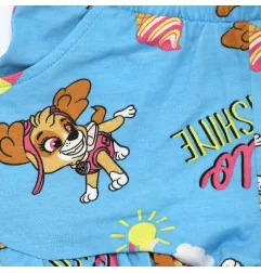 Παιδικό Σορτσάκι Paw Patrol "Skye - Hello Sunshine" με Βολάν - Γαλάζιο - 100% Βαμβάκι (YE10143BLUE) - Σορτς/ Βερμούδες
