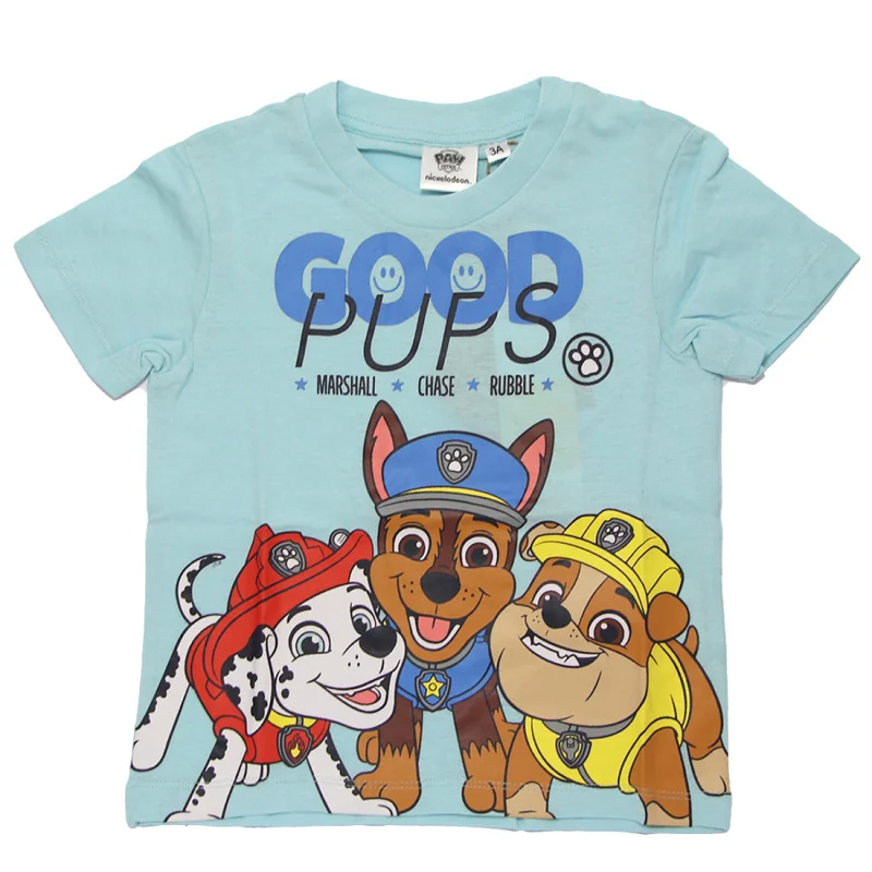 Παιδικό Κοντομάνικο μπλουζάκι Paw Patrol με Chase, Marshall & Rubble Γαλάζιο - 100% Βαμβάκι(YE10270.LBLUE) Παιδικό Κοντομάνικο μπλουζάκι Paw Patrol με Chase, Marshall & Rubble Γαλάζιο - 100% Βαμβάκι(YE10270.LBLUE)
