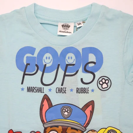 Παιδικό Κοντομάνικο μπλουζάκι Paw Patrol με Chase, Marshall & Rubble Γαλάζιο - 100% Βαμβάκι(YE10270.LBLUE) Παιδικό Κοντομάνικο μπλουζάκι Paw Patrol με Chase, Marshall & Rubble Γαλάζιο - 100% Βαμβάκι(YE10270.LBLUE)
