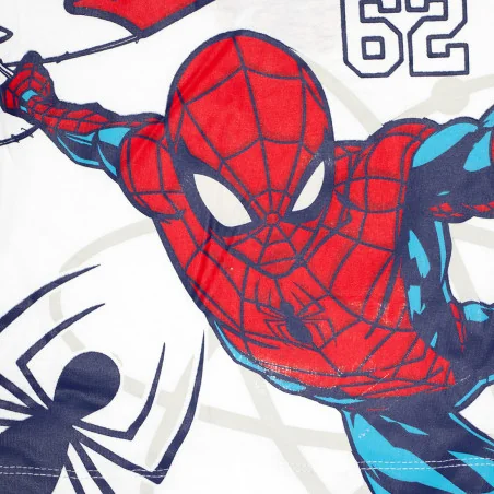 Παιδικό Κοντομάνικο Μπλουζάκι Spiderman "Action Pose" - Λευκό - 100% Βαμβάκι (YE10194 white)
