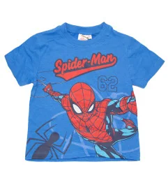 Παιδικό κοντομάνικο Μπλουζάκι Spider-Man "Action Pose" - Μπλε - 100% Βαμβάκι (YE10194 blue) - Κοντομάνικα μπλουζάκια