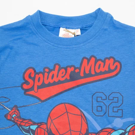 Παιδικό κοντομάνικο Μπλουζάκι Spider-Man "Action Pose" - Μπλε - 100% Βαμβάκι (YE10194 blue)