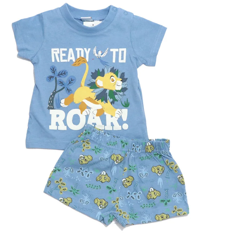 Βρεφικό Σετ Lion King "Ready to Roar" - Σιέλ Μπλούζα & Σορτς - 100% Βαμβάκι (WE0037 Blue) Βρεφικό Σετ Lion King "Ready to Roar" - Σιέλ Μπλούζα & Σορτς - 100% Βαμβάκι (WE0037 Blue)