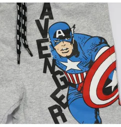Παιδική βερμούδα Marvel Avengers "Captain America" – Γκρι (YE10013.GREY)