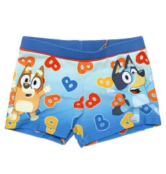 Παιδικό Μαγιό Μποξεράκι Bluey & Bingo – Μπλε με All-over Print (YE18006. Blue) - Μαγιό Μποξεράκι