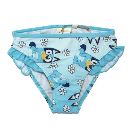 Παιδικό Μαγιό Μπικίνι Bluey "Daisy Days" – Γαλάζιο με Βολάν & Floral Σχέδια (YE18004. BLUE)