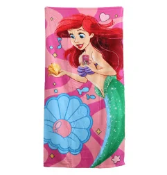 Παιδική Πετσέτα Θαλάσσης Disney Princess Ariel "Under the Sea" – 70x140εκ. Microfiber (YE18013) - Πετσέτες Θαλάσσης