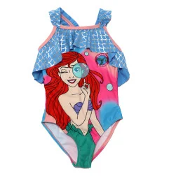 Παιδικό Ολόσωμο Μαγιό Disney Princess Ariel "Secrets of the Tides" – Μπλε & Φούξια (YE18210blue) - Ολόσωμα μαγιό