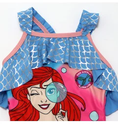 Παιδικό Ολόσωμο Μαγιό Disney Princess Ariel "Secrets of the Tides" – Μπλε & Φούξια (YE18210blue)