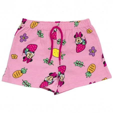 Παιδικό Σορτσάκι Disney Minnie Mouse "Sweet Fruits" – Ροζ -100% Βαμβάκι (YE10121 pink) - Σορτς/ Βερμούδες