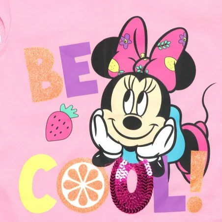 Παιδικό Σετ Disney Minnie Mouse "Be Cool" – Ροζ T-Shirt με Παγιέτες & Λευκή Φούστα -100% Βαμβάκι (YE10110 Pink) Παιδικό Σετ Disney Minnie Mouse "Be Cool" – Ροζ T-Shirt με Παγιέτες & Λευκή Φούστα -100% Βαμβάκι (YE10110 Pink)