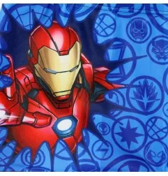 Παιδικό Μαγιό Boxer Marvel Avengers – "Heroic Blue" με Iron Man & Captain America (YE18016 NAVY)