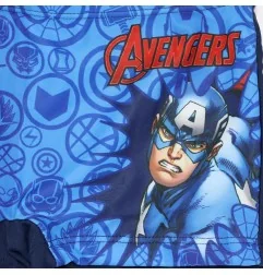 Παιδικό Μαγιό Boxer Marvel Avengers – "Heroic Blue" με Iron Man & Captain America (YE18016 NAVY) - Μαγιό Μποξεράκι