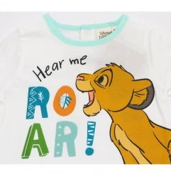 Βρεφικό Καλοκαιρινό Φορμάκι Disney Baby "Lion King – Simba" – Βεραμάν- 100% Οργανικό Βαμβάκι ( EV0039.BIO) - Καλοκαιρινά φορμ...