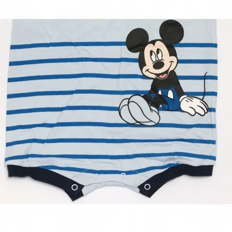 Βρεφικό Καλοκαιρινό Φορμάκι Disney Baby "Mickey Mouse – Sea, Sand & Sunshine" - Γαλάζιο (UE0036 Blue)