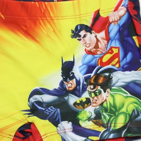 Παιδικό Μαγιό Μποξεράκι "Justice League Superheroes" – DC Comics – Κόκκινο/Μπλε (YE18162. RED)