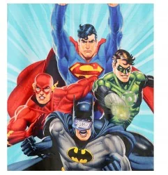 Παιδική Πετσέτα Θαλάσσης Microfiber "Justice League Heroes" – Fast Dry – 70x140εκ. (YE18163)