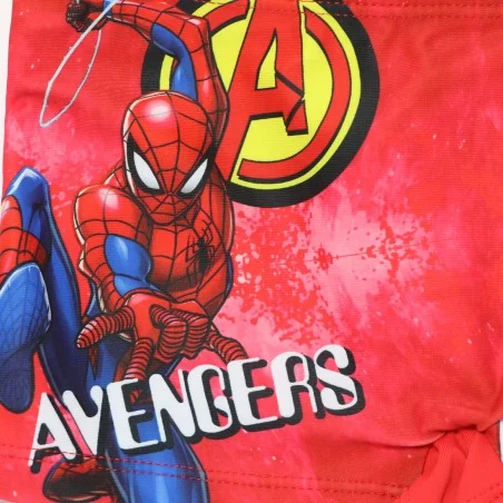 Παιδικό Μαγιό Μποξεράκι Avengers – Marvel Ήρωες (Κόκκινο) (YE18017 red)